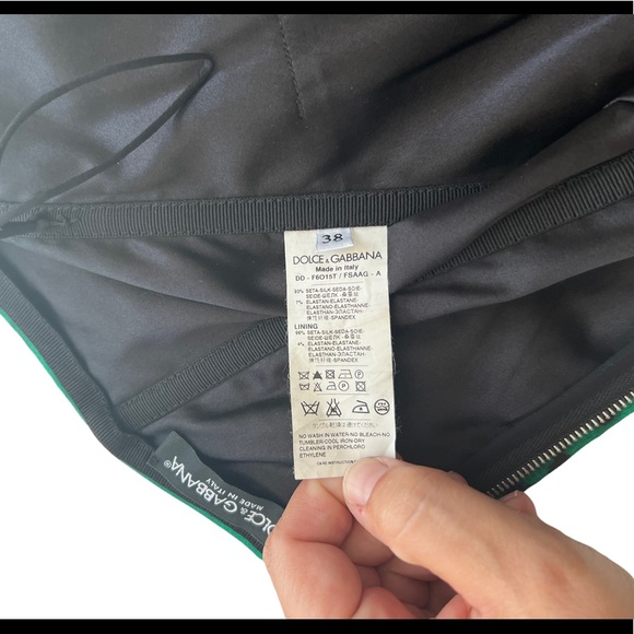 Authentic Dolce & Gabbana Silk Strapless Dress - Picture 6 of 8